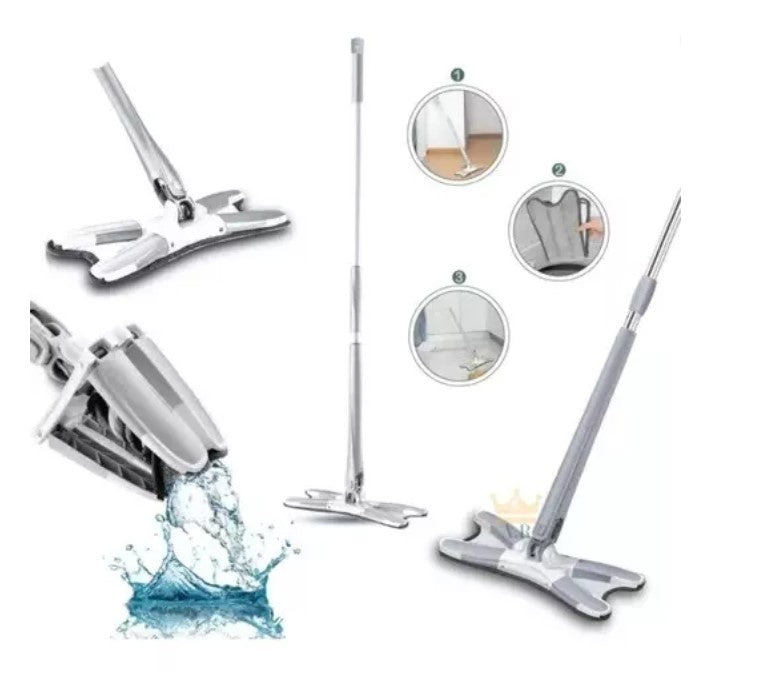 SpinGo™ Trapeador tipo X giratorio 360°